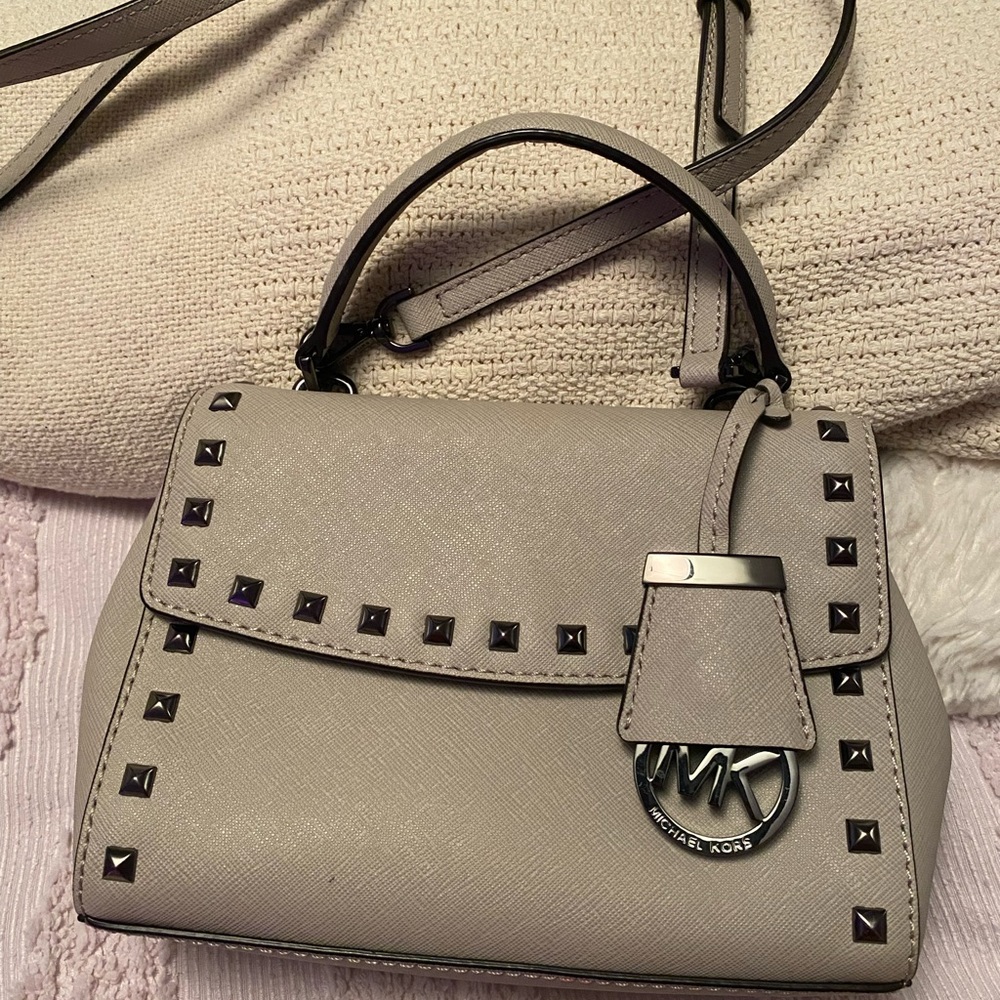 Michael Kors small studded tote bag